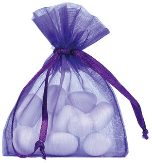 Sachets organdi violet