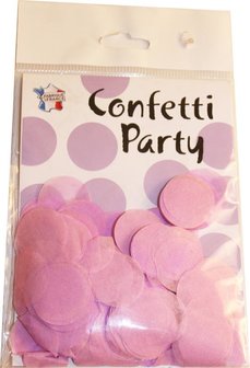 Confettis soie mauve