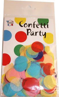 Confettis soie multicolore vif