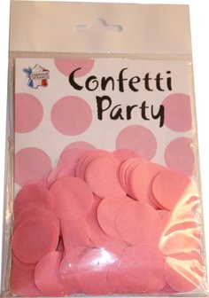 Confettis soie rose