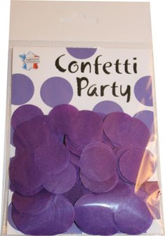 Confettis soie violet 