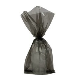 Sachets cadeaux plastique noir