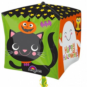 Ballon alu cube Halloween