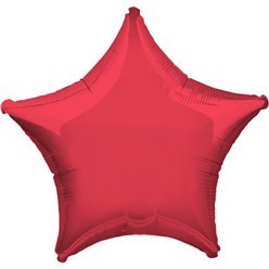 Ballon &eacute;toile rouge