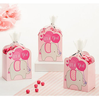 Bo&icirc;tes cadeaux &eacute;l&eacute;phant rose 