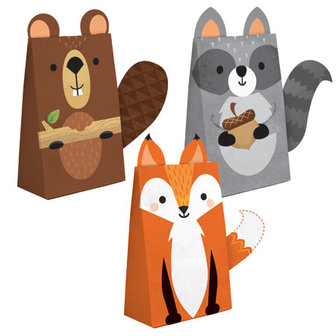 Sachets de f&ecirc;te animaux de la for&ecirc;t