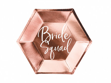 Assiettes bride squad