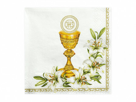 Serviettes coupe communion