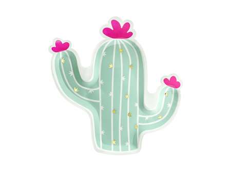 Assiettes cactus 