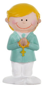 Figurines communion vert menthe 