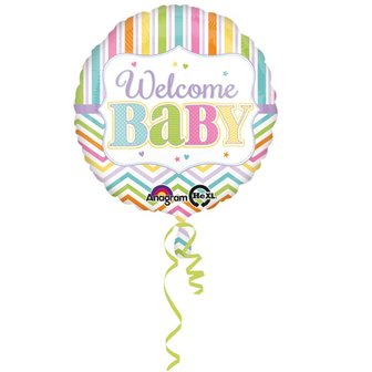 Ballon alu welcome baby