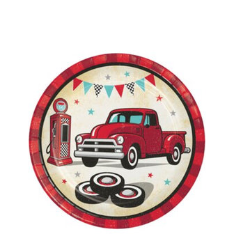 Petites assiettes truck vintage