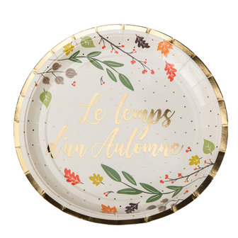 Assiettes Le temps d&#039;un Automne