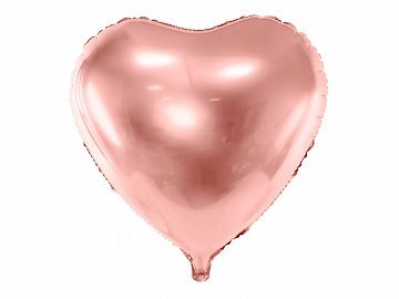 Ballon alu 45 cm coeur rose gold