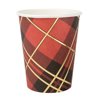 Gobelets No&euml;l Tartan