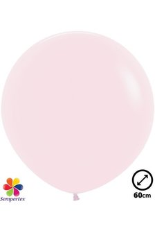 1 ballon latex &#039;&#039;Pastel matte pink&#039;&#039; 60cm