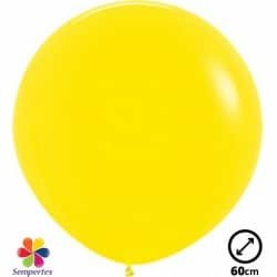 Ballon latex &#039;&#039; Yellow&#039;&#039; 60 cm 