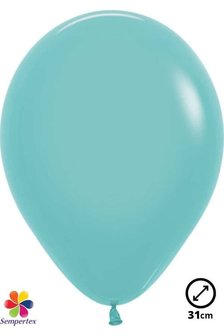 50 ballons latex &quot;Aquamarine&quot; 31 cm 