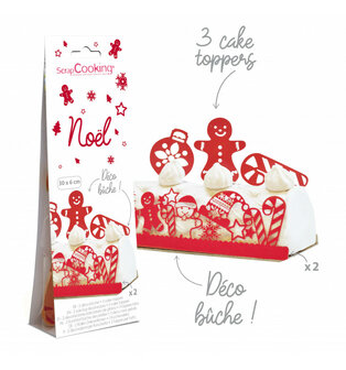 D&eacute;cos pour b&ucirc;che &quot;No&euml;l&quot;