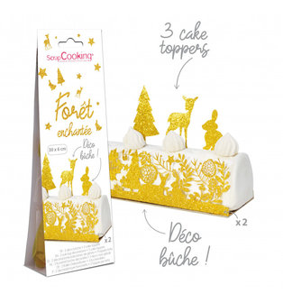 D&eacute;cos b&ucirc;che &quot;For&ecirc;t enchant&eacute;e&quot;