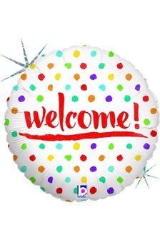 Ballon alu &#039;&#039;Welcome&#039;&#039;