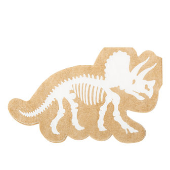 Serviettes Dino White &amp; Kraft