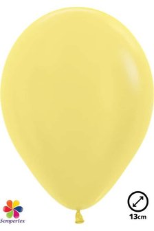 50 Ballons latex &#039;&#039;Jaune Satin&#039;&#039; 13 cm