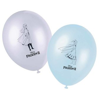 Ballons latex Reine des neiges 2 