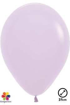 50 Ballons latex &#039;&#039;Pastel matte Lilac&#039;&#039; 31cm