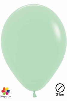 50 Ballons latex &#039;&#039;Pastel matte green&#039;&#039; 31cm