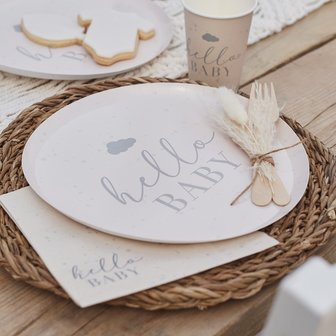 Assiettes Hello Baby Neutral