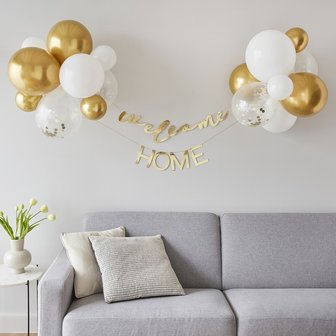 Kit guirlande et ballons &#039;&#039;Welcome HOME&#039;&#039;