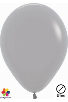 50 ballons latex &#039;&#039;Fashion Grey&#039;&#039; 31cm