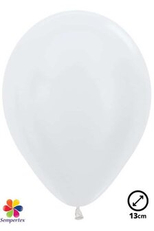 50 Ballons latex &#039;&#039;Blanc Perle&#039;&#039; 13 cm 