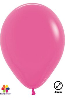 25 Ballons Latex Fuchsia 45cm