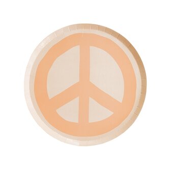 Petites assiettes &#039;&#039;Peace &amp; Love&#039;&#039;