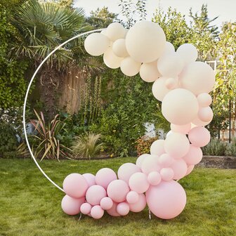 Arche de Ballons &#039;&#039;Pastel pink &amp; taupe &#039;&#039;