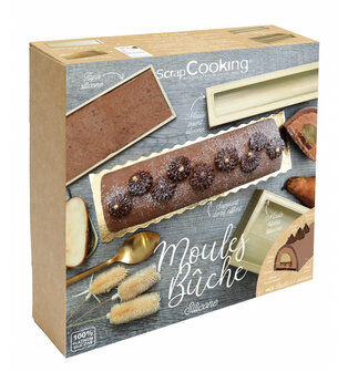 Coffret 3 moules silicone (B&ucirc;che, insert, semelle)