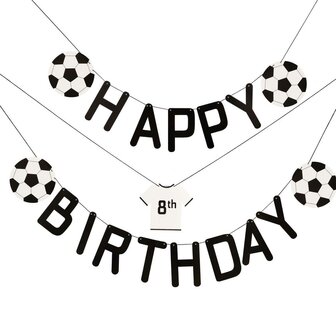 Guirlande Happy Birthday Football