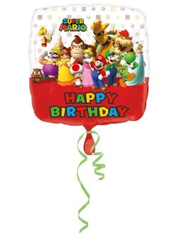 Ballon Super Mario Happy birthday