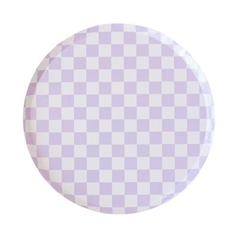 Assiettes Damier Lila