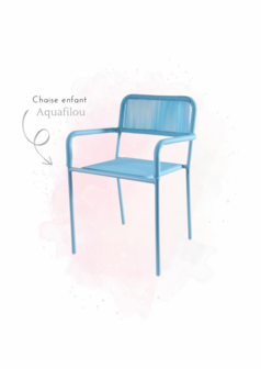 Chaise enfant &#039;&#039;BLUE&#039;&#039; &agrave; louer