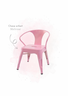 Chaise enfant &#039;&#039;Black Pink&#039;&#039; &agrave; louer