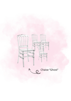 Chaise &#039;&#039;Ghost&#039;&#039; &agrave; louer