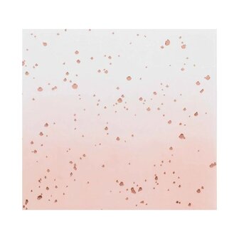 Serviettes Rose Gold Mix