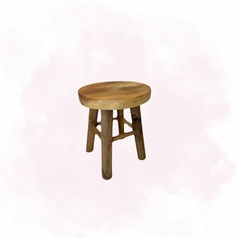 Petit pr&eacute;sentoir &#039;&#039;Tabouret&#039;&#039; en bois &agrave; louer