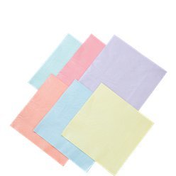 Serviettes pastel