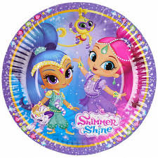 Petites assiettes Shimmer &amp; Shine