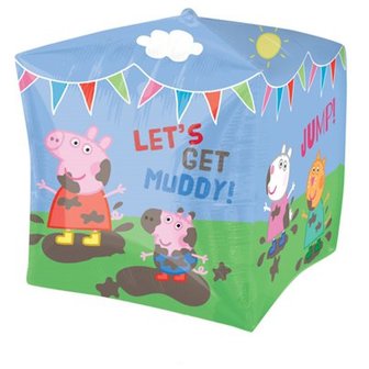 Ballon cube Peppa