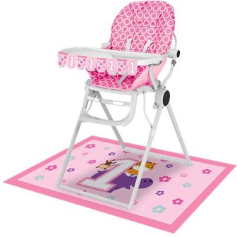 Kit pour chaise 1 an tigre rose 